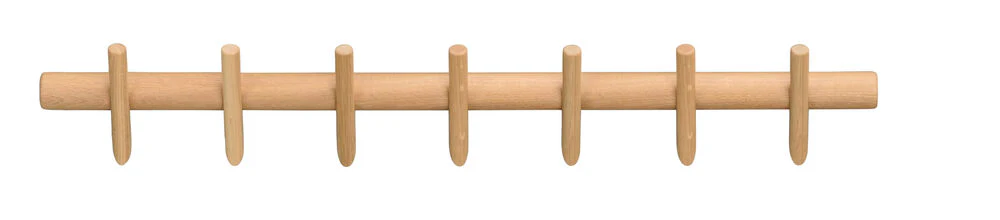 Hillmond kroklist 85, 7 krokar lackad ek - Bild 2