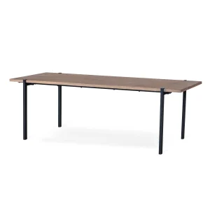 Aki matbord 220x95 cm gråbetsad ek