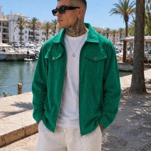 Corduroy Jacket alpine green