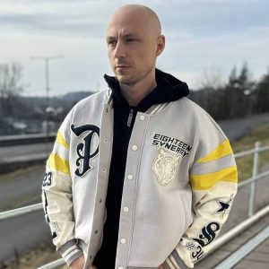 Oldschool bomber grå