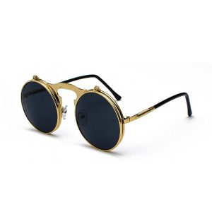 Clip-on solglasögon guld