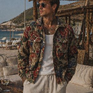 Floral jacket herr