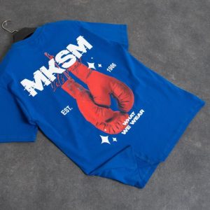 Oversize t-shirt herr gloves blå