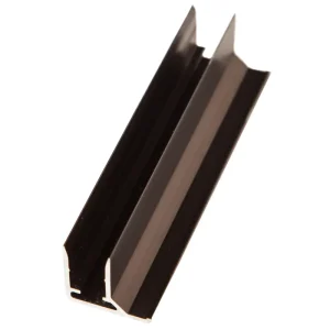 F Profil – Eloksert Aluminium – Brun (10-16mm)